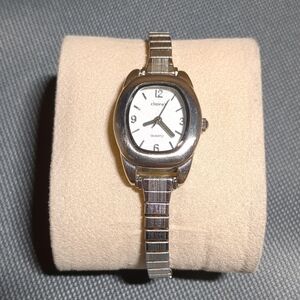 Claire's Silver Tone Watch with White Dial